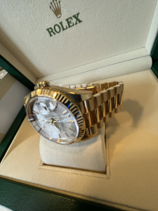 Orologio primo polso Rolex modello DayDate oro giallo