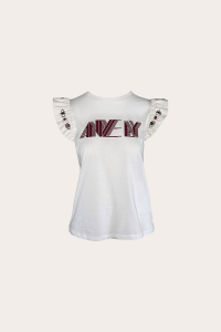 SHOPPING ON LINE ANIYE BY  T-SHIRT ANYIEROUCHES NEW COLLECTION  WOMEN'S SPRING SUMMER 2022