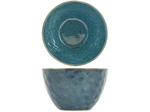 4 Bowl In Stoneware Mykonos Blu Cm15,5