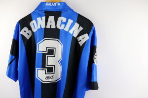 1998-99 Atalanta Maglia #3 Bonacina Match Worn Asics Somet XL