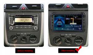 ANDROID autoradio navigatore per Golf 5 Golf 6 Passat Tiguan Jetta Polo Touran Caddy Scirocco CarPlay Android Auto GPS USB WI-FI Bluetooth 4G LTE