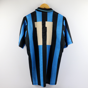 1991-92 Inter Maglia Home #11 Fontolan Match Worn Umbro Fiorucci XL