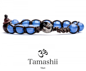 Tamashii Bracciale Agata blu