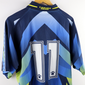 1997-98 Torino Maglia #11 Carparelli Match Worn SDA Kelme XL