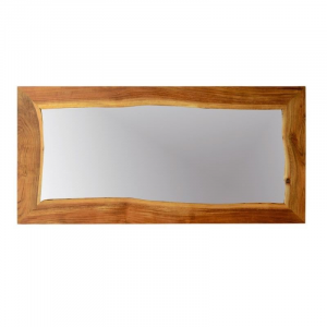Natural - Specchio con cornice in legno massello, colore naturale. Dimensioni: cm 160 x 80 h / cm 130 x 70 h / cm 110 x 70 h.