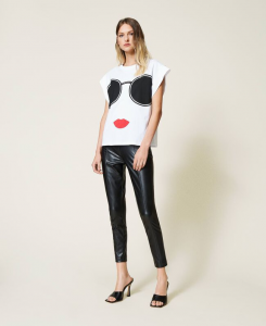SHOPPING ON LINE TWINSET MILANO T-SHIRT CON STAMPA NEW COLLECTION PREVIEW SPRING SUMMER 2022