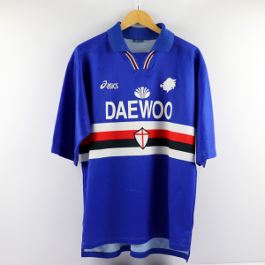 1997-98 Sampdoria #9 Montella Maglia Asics Daewoo