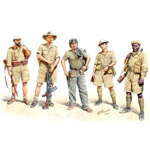 Soldati alleati WWII Nord Africa scala 1-35