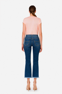 Jeans with fringes Elisabetta Franchi
