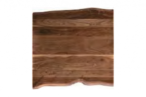 Top Natural - Top in legno massello di Acacia con bordi irregolari, colore naturale. Dimensioni: cm 70 x 70 h / cm 80 x 80 h / cm 90 x 90 / cm 100 x 200 h.