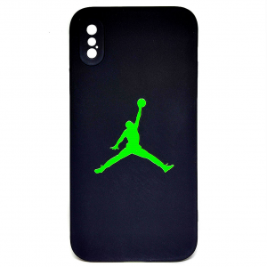 Cover Jumpman verde per iPhone X, Xr | Blacksheep Store
