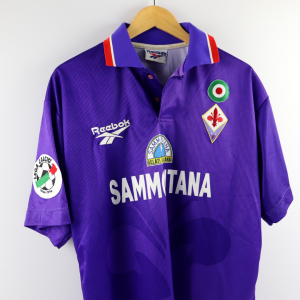 1996-97 Fiorentina Maglia Orlando #18 Reebok Match Worn XL