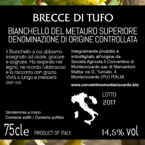 Brecce di Tufo - Bianchello del Metauro Superiore DOC 2017 - 75cl