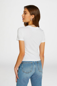 White T-shirt with Print