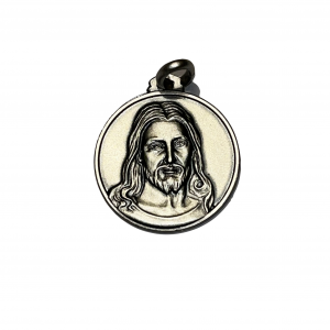 Face of merciful Jesus , made of 925 Silver