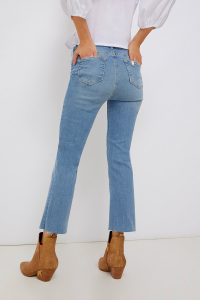 Jeans Cropped Vita Alta