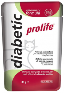 Prolife - Diabetic- linea vet formula- gatto -umido- 0,85g