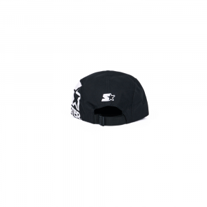 Starter® Caps Unisex: BLACK WITH MAXI PRINT-2