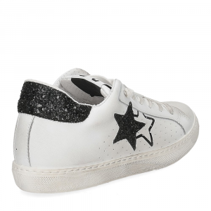 2Star sneaker low bianco nero-5