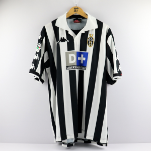 1999-00 Juventus Maglia Ferrara #2 Kappa D+ Match Worn XL