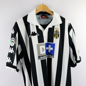 1999-00 Juventus Maglia Ferrara #2 Kappa D+ Match Worn XL