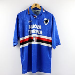 1995-96 Sampdoria Maglia Nuova Tirrena Asics XL (Top)