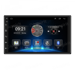 ANDROID autoradio navigatore universale GPS WI-FI USB Bluetooth MirrorLink display 7 pollici touch-screen