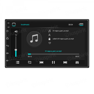 ANDROID autoradio navigatore universale GPS WI-FI USB Bluetooth MirrorLink display 7 pollici touch-screen