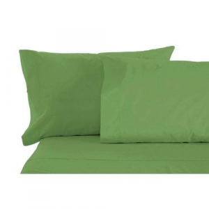 Set lenzuola colorate tinta unita Iride 100% cotone Verde