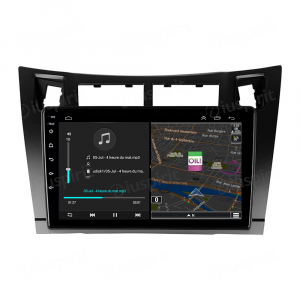 ANDROID autoradio navigatore per Toyota Yaris 2005-2011 GPS WI-FI USB Bluetooth MirrorLink