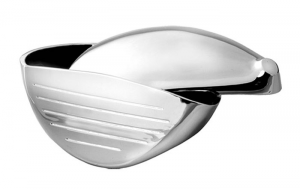 Scatola portagioie golf in silver plated