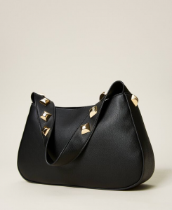    SHOPPING ON LINE TWINSET MILANO BORSA HOBO CON BORCHIE NEW COLLECTION PREVIEW SPRING SUMMER 2022