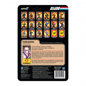 G.I. Joe ReAction: STORM SHADOW by Super7