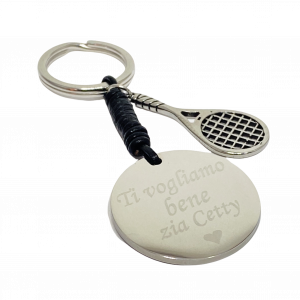 PORTACHIAVI TENNIS PERSONALIZZABILE