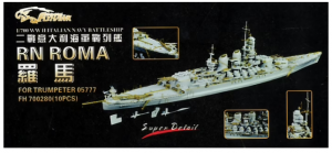 WWII Italian Navy Roma Battleship
