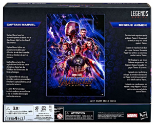 Marvel Legends The Infinity Saga: CAPTAIN MARVEL & RESCUE by Hasbro