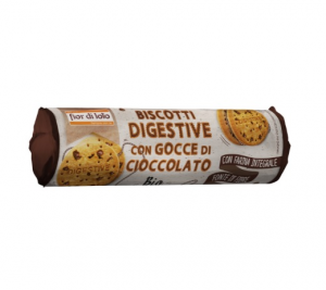 Biscotti digestive con gocce di cioccolato
