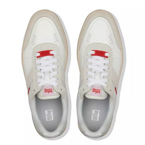 Fitflop - CALEB LEATHER SNEAKERS URBAN WHITE CO