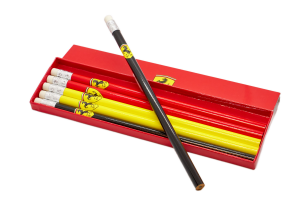 Scuderia Ferrari 6 Pencils With Rubber Set