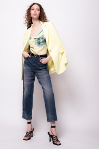 SHOPPING ON LINE PINKO  TOP STAMPA ROSE VISERBELLA PREVIEW NEW COLLECTION WOMEN'S SPRING SUMMER 2022-2