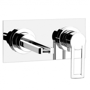 Built-in tap waterfall with spout Riflessi Gessi