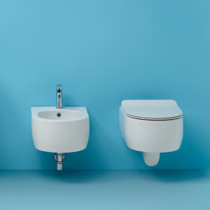 Wc et Bidet suspendu Flo Kerasan 