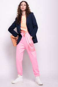 SHOPPING ON LINE PINKO  JOGGERS PINKO RADIAL CACAO PREVIEW NEW COLLECTION WOMEN'S SPRING SUMMER 2022-2