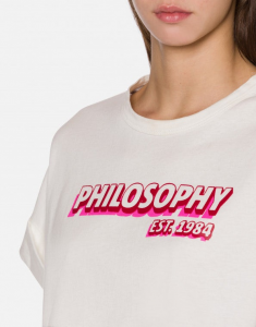 T-shirt corta a scatoletta philosophy di lorenzo serafini 