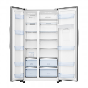 Hisense RS741 frigorifero side-by-side Libera installazione 578 L F Acciaio inossidabile