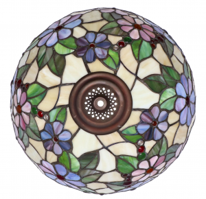 Lampadario Vetro Tiffany sfera 30 cm