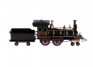 Locomotiva black model american steam