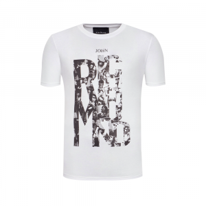 T-shirt a maniche corte RICHMOND RMP22038TS BH WHITE -A.2