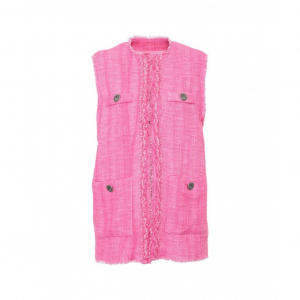 SHOPPING ON LINE PINKO GILET IN STUOIA GROTTAGLIE PREVIEW NEW COLLECTION WOMEN'S SPRING SUMMER 2022-2