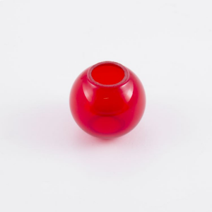 Infilaggio sfera Ø45 mm vetro di Murano color rosso